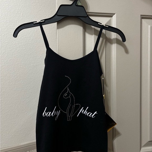 Baby Phat Black Camisole with Logo - Picture 1 of 1